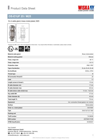WISKA OS-E1UF 25 / M25 – Drawing (19e1ce77fa08_S1-1 S. 1)