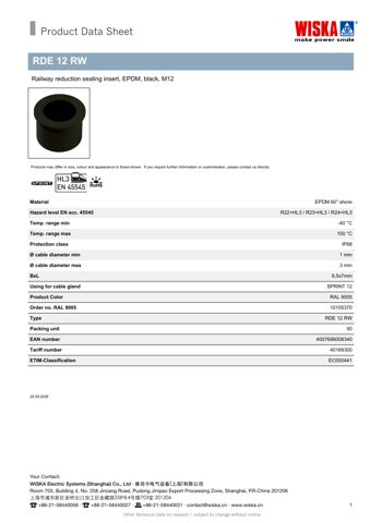 WISKA RDE 12 RW – Drawing (f49cf50738f7_S1-1 S. 1)