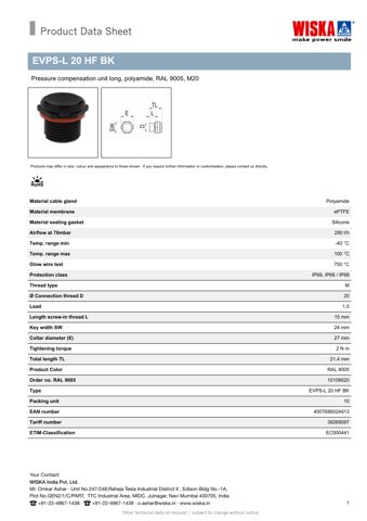 WISKA EVPS-L 20 HF BK – Drawing (86662a5e750d_S1-1 S. 1)