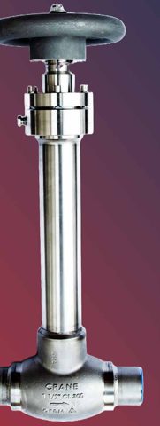 Crane ChemPharma & Energy CRANE® CRYOGENICS T-Globe Lift Check Valves – Photo (Crane ChemPharma & Energy datasheet S. 7)