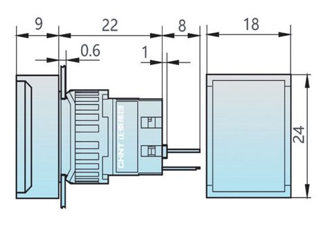 Chint NP6 Series Pushbutton – Photo (Chint datasheet S. 3)
