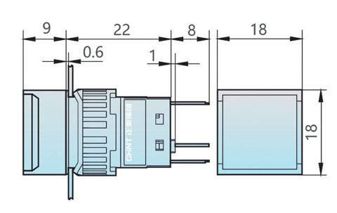 Chint NP6 Series Pushbutton – Photo (Chint datasheet S. 3)