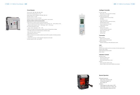 Chint NA8 Air Circuit Breaker – Drawing (Chint datasheet S. 2)