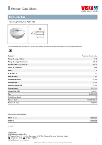 WISKA EVSG 63 LG – Drawing (b20446875aee_S1-1 S. 1)