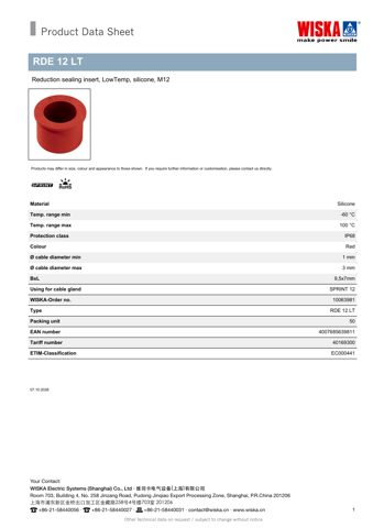 WISKA RDE 12 LT – Drawing (2d4a364cf817_S1-1 S. 1)