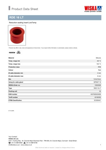 WISKA RDE 16 LT – Drawing (0288ca22512e_S1-1 S. 1)