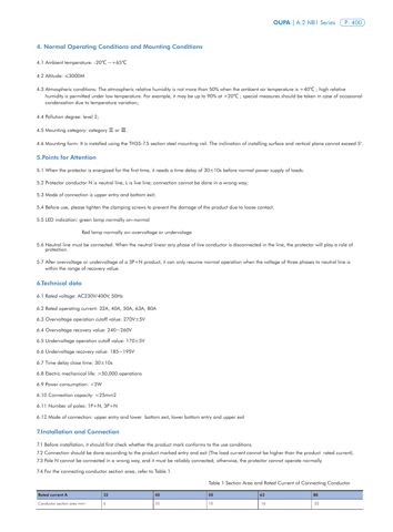 Chint OUVR-1 Self-recovery Overvoltage and Undervoltage Protector – Drawing (Chint datasheet S. 2)