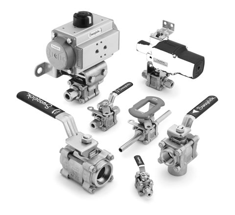 Swagelok Verriegelungshebelsatz, Edelstahl, für Kugelhähne Serie 67 – Zdjęcie (Swagelok datasheet S. 1)