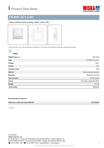 WISKA PH-RSF-16-1.2-WT – Drawing (6bca86f1cd9c_S1-1 S. 1)