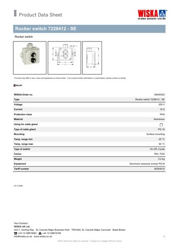WISKA Rocker switch 7228412 - SE – Seitenvorschau (97390d084e8e_S1-1 S. 1)