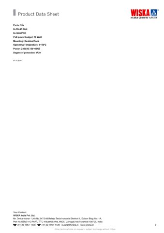 WISKA SWITCH/16P/GBit/8POE/IN – Page preview (3a83e43a1e0f_S1-2 S. 2)