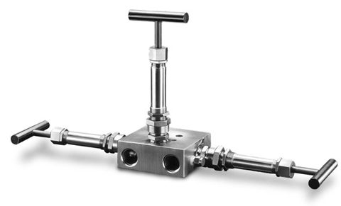 Swagelok Válvula de fuelle de acero inox., cierre del fuelle con junta, obturador de PCTFE, 3/8 pulg. Swagelok, Limpieza SC-11, Actuador neumático NO – Photo (Swagelok datasheet S. 10)