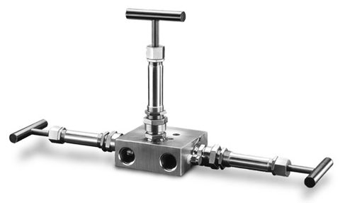 Swagelok Válvula de fuelle de acero inox con empaquetadura secundaria, cierre del fuelle soldado, obturador esférico, 1/4 pulg. Swagelok – Photo (Swagelok datasheet S. 8)