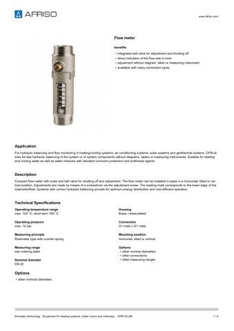 AFRISO DFM 20-2M – Page preview (874c4d7ed694_S1-1 S. 1)
