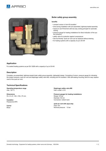 AFRISO KSG Mini – Drawing (8a814ece6c99_S1-1 S. 1)