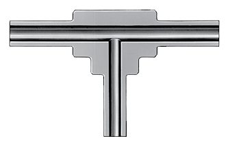 Swagelok Croix union Micro-Fit® en acier inoxydable 316L VIM-VAR, diam. ext. 3/8 po – Photo (Swagelok datasheet S. 8)