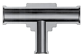 Swagelok Croix union Micro-Fit® en acier inoxydable 316L VIM-VAR, diam. ext. 3/8 po – Photo (Swagelok datasheet S. 11)