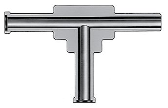 Swagelok Croix union Micro-Fit® en acier inoxydable 316L VIM-VAR, diam. ext. 3/8 po – Photo (Swagelok datasheet S. 11)