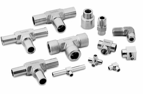 Swagelok Croix union Micro-Fit® en acier inoxydable 316L VIM-VAR, diam. ext. 1/2 po Nettoyage SC-01 – Foto (Swagelok datasheet S. 1)