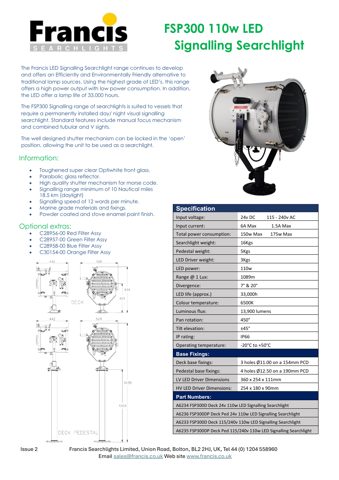 FRANCIS FSP300D – Drawing (7750327750e3_S1-1 S. 1)