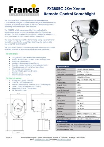 FRANCIS FX380RC – Rysunek (f2611d1d2535_S1-1 S. 1)