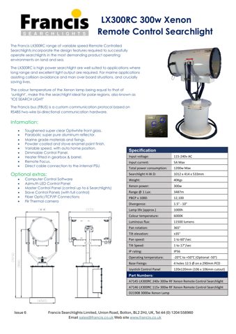 FRANCIS LX300RC – Drawing (02153f855ac8_S1-1 S. 1)