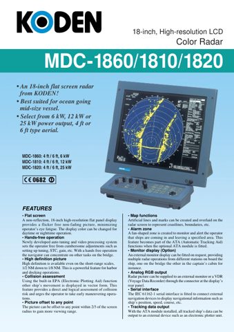 Koden MDC-1820 – Page preview (e7c6d1e31ff1_S1-2 S. 1)