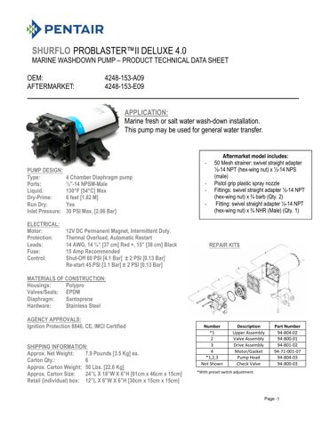 SHURflo 4248-153-A09 12V – Drawing (aa7e081d5602_S1-1 S. 1)