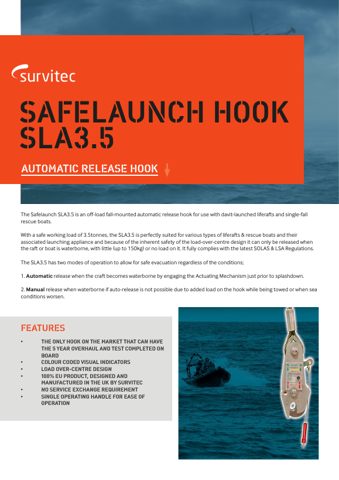 Survitec SLA3.5 – Page preview (9494d5449248_S1-2 S. 1)