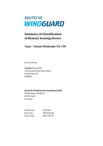 Vaisala PP25010.A0 – Drawing (3a01d03d24d3_S1-17 S. 1)