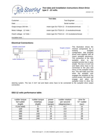 JEFA Steering DU-TS18-12 – Drawing (f665d7301a25_S1-1 S. 1)