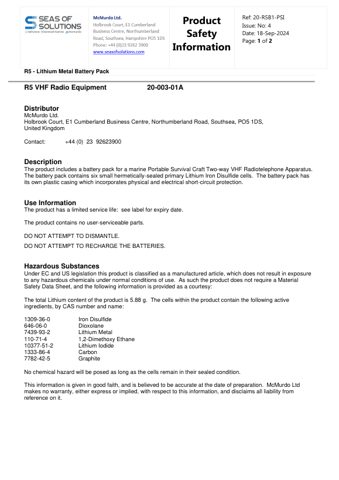 McMurdo 20-R5B1-PSI – Page preview (b08377f38143_S1-1 S. 1)