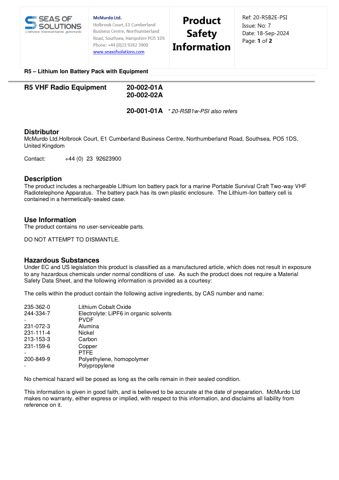 McMurdo 20-R5B2E-PSI – Page preview (6f84460e678a_S1-1 S. 1)