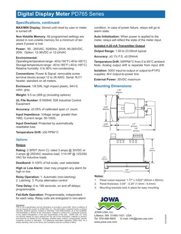 Jowa PD765 – Drawing (7c86b74e3504_S1-2 S. 2)