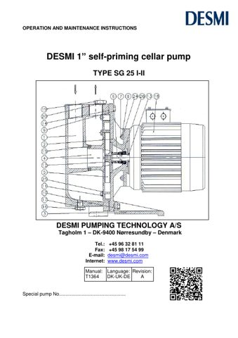 DESMI SG 25 I-II – Page preview (32d419c7d751_S1-1 S. 1)