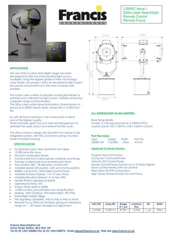 FRANCIS L300RC RF – Drawing (3de23469bba9_S1-1 S. 1)