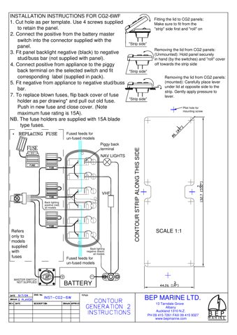 Uflex CG2-6WF – Drawing (dd35108594e8_S1-1 S. 1)