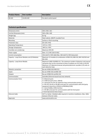 Autronica Fire and Security BS-420 – Drawing (33be45dc69f9_S2-3 S. 2)