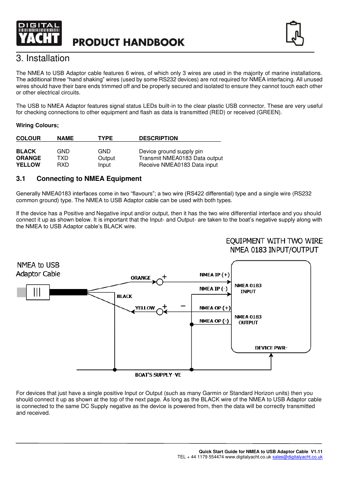 Digital Yacht NMEA to USB Adaptor Cable – Drawing (fb8814849a70_S2-3 S. 2)