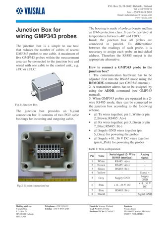 Vaisala GMP343 – Drawing (f65dd32ae579_S1-1 S. 1)
