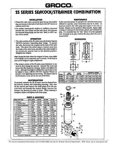 GROCO SS-1000 – Drawing (3b3d3179f354_S1-1 S. 1)