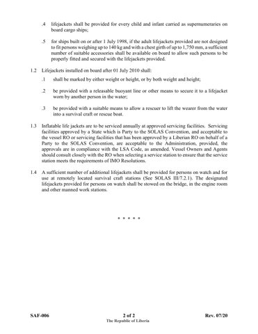 liberianshipcorporateregistryliscr SAF-006 – Drawing (ffd5b70f552b_S1-2 S. 2)