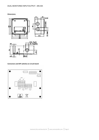 Autronica Fire & Security BN-305 – Page preview (25019b974776_S1-6 S. 3)