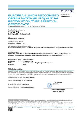 trafag Picotherm ISP/ISPT 474 – Zeichnung (979eadf94e18_S1-1 S. 1)