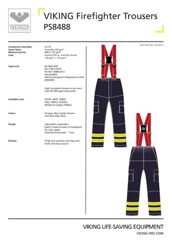 Viking Life-Saving Equipment PS8488 – Drawing (e6b8a43761ea_S1-1 S. 1)