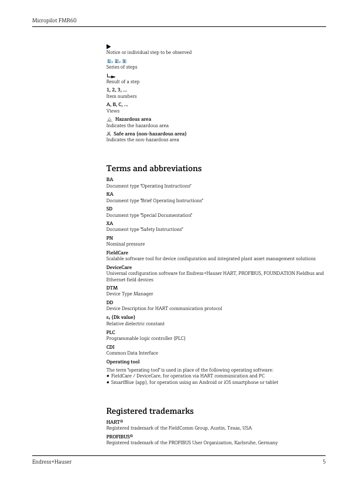 Endress+Hauser FMR60 – Page preview (ff4d9e884f44_S1-35 S. 5)