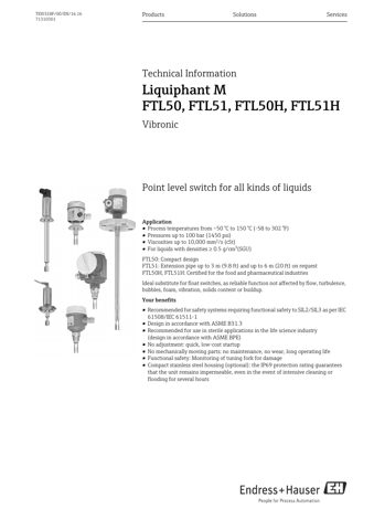 Endress+Hauser FTL50 – Drawing (1c4789eb4be3_S1-56 S. 1)