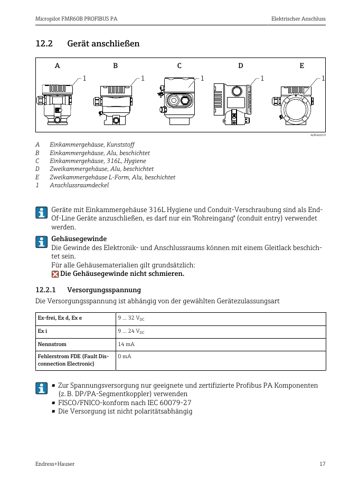 Endress+Hauser Micropilot FMR60B PROFIBUS PA – Drawing (ddeef69ad7d1_S9-19 S. 9)