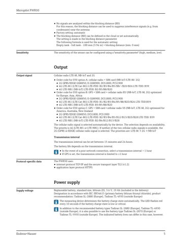 Endress+Hauser FWR30 – Page preview (f4215e1c12e7_S1-16 S. 5)