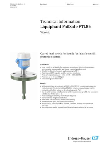 Endress+Hauser TI00 – Drawing (ac7a903d4f10_S1-1 S. 1)